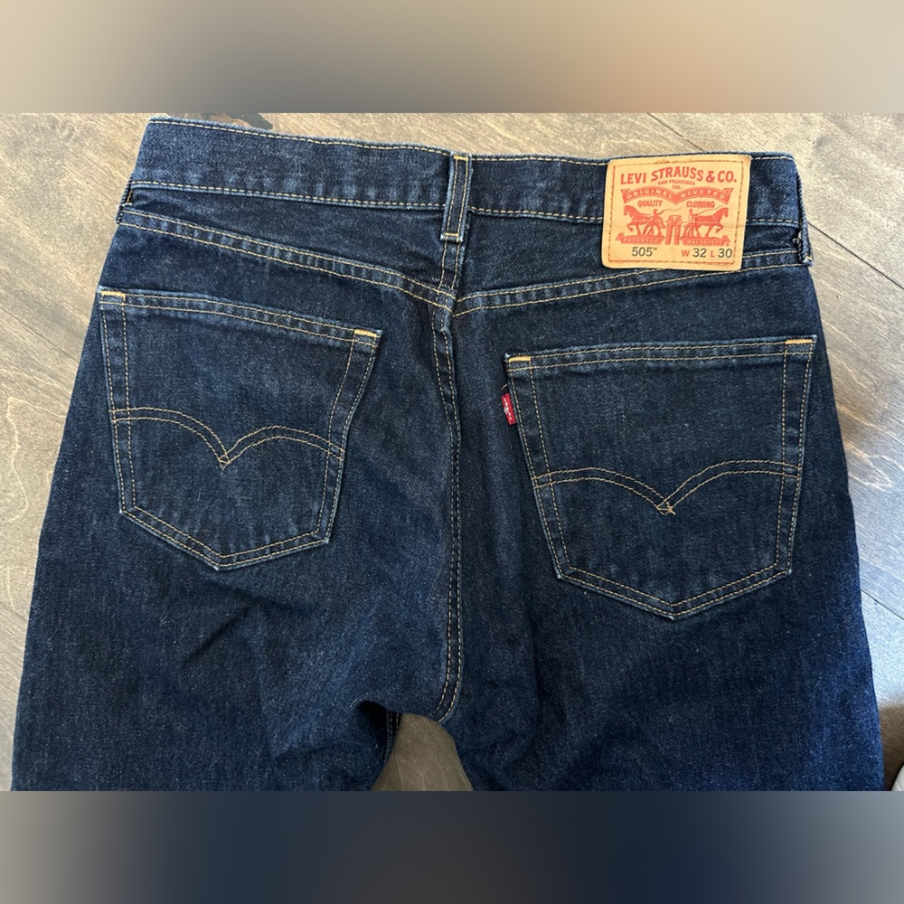 VTG 90s‎ | Levis 505 Regular Fit Straight Leg Denim Jeans sz 32/30